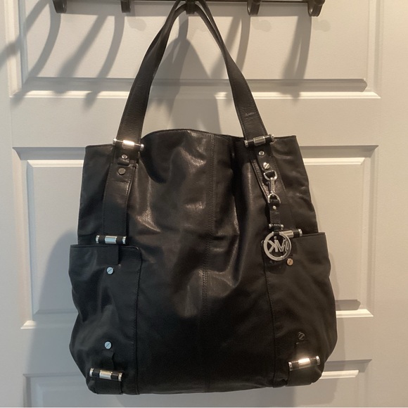 Michael Kors black double handle handbag - Picture 1 of 4